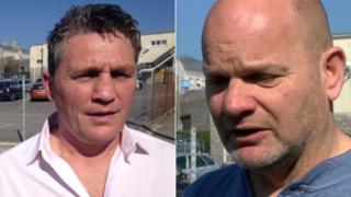 Tony Walker (left) and Andy Dubber