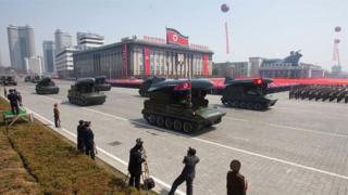 Korea kaskazini na maonesho ya silaha