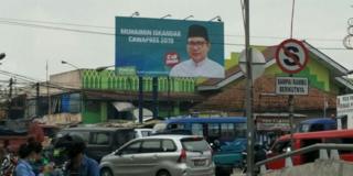 Baliho Cak Imin di Tambun Selatan, Kabupaten Bekasi