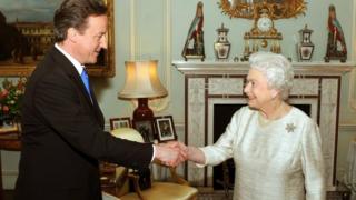 David Cameron and the Queen
