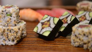 Variedad de sushi