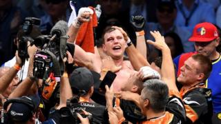 Jeff Horn yishimira intsinzi ye