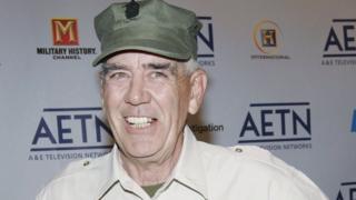 R. Lee Ermey arrives to A&E Television Networks Upfront celebration held at Rockefeller Center April 21, 2005