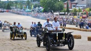 Brooklands race track opening