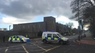 Police at scene