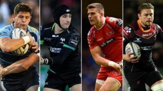 lloyd williams, sam davies, scott williams a lewis evans