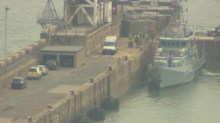 Border Force vessel at Dover