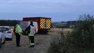 Crash site, Marlborough, Wiltshire