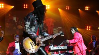 Slash and James Brown
