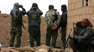 Abarwanyi b'umugwi YPG bariko baragenzura akarere k'imirwano