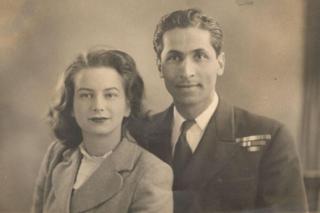 Sylvia and Kawas Nanavati, shortly after they got married in 1949