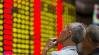 中国株式市場の株価ボード