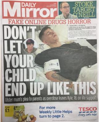 front page of Daily Mirror Thursday 11 January 2018