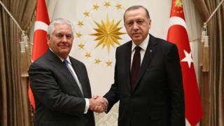 اردوغان وتيلرسون