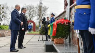 Порошенко, Лукашенко