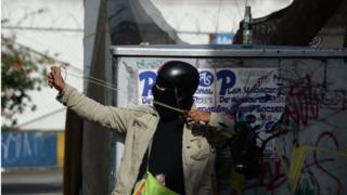 Venezuela'da protestocular