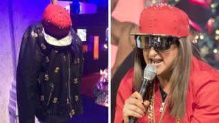 Honey G & outfit at British Music Experience
