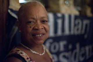 Female voter.