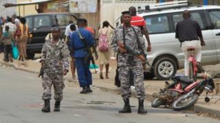 Soldiers patrol in Bujumbura. Photo: 3 February 2016