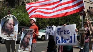 Pro-Pollard rally in Jerusalem (file photo)