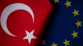 Türkiye ve AB bayrakları