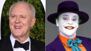 John Lithgow y Jack Nicholson como el Guasón.