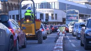 Bristol city centre is often gridlocked