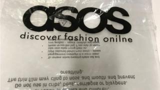 ASOS bags printed with mistakes.