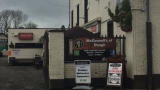 McConnell's bar in Doagh on Wednesday