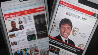 Gwefannau Swansea Evening Post a Wales Online