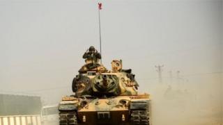 Fırat Kalkanı Harekâtı'nas katılan Türk askerleri