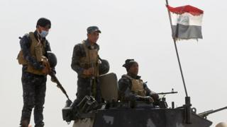 Musul operasyonuna katılan Irak askerleri