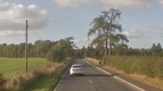 A923 between Coupar Angus and Blairgowrie