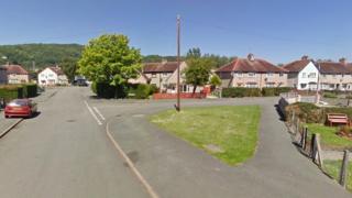 The incident happened at the junction of Ffordd Euryn and Ffordd Y Maer