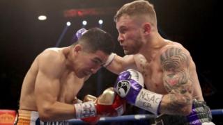 Karon Leo Santa Cruz da Carl Frampton a dandalin MGM Grand Garden