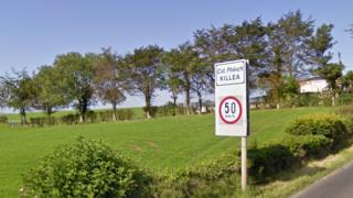 The village of Killea is right on the border with Londonderry
