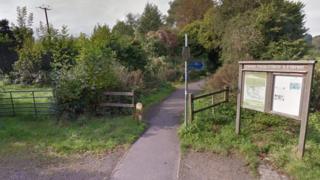 Taff Trail at Forest Farm Road