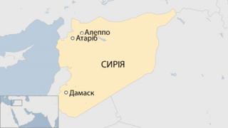Карта Сирії