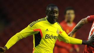 Cabral in action for Sunderland in an Under-21 game against Liverpool in 2013
