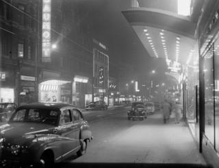 There was a cinematic showdown in Sauchiehall Street in 1954, as the La Scala, right, faced off against the Gaumont, left.