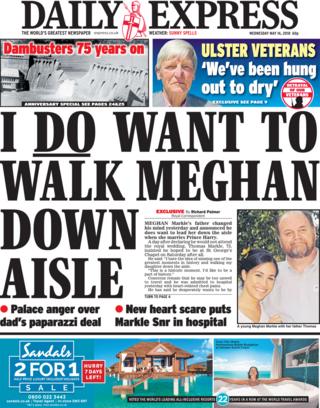 The Daily Express Wednesday