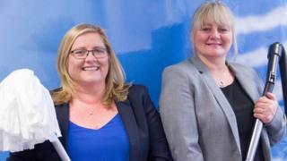 Michelle Lamb and Nicola Barbour