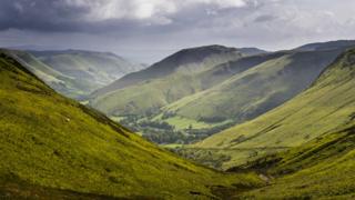 Bwlch y Groes upland pass, Snowdonia National Park