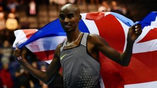 Sir Mo, umunonotsi yiruka 5000m, yavukiye mu gihugu ca Somalia