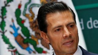 El presidente de México, Enrique Peña Nieto, julio 18, 2016