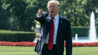 US President Donald Trump