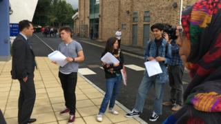 Grenfell students pick up results