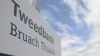 Tweedbank sign