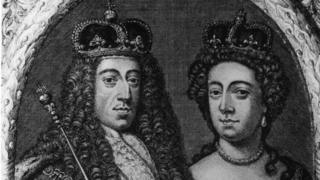 King William of Orange with Mary II