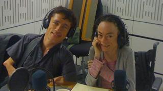 Mat Fraser and Liz Carr in the studio